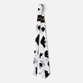 ハロウィン模様 ネクタイ (裏面)