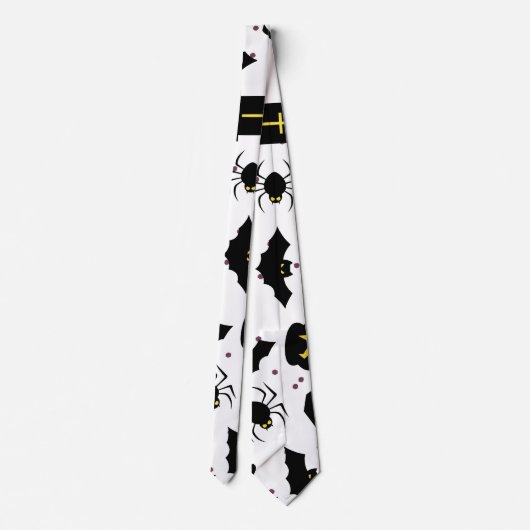 ハロウィン模様 ネクタイ (裏面)