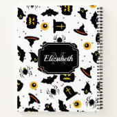 ハロウィン模様 ノートブック (裏面)