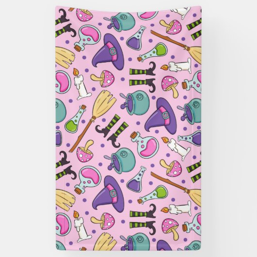 ハロウィン模様 横断幕 (縦)