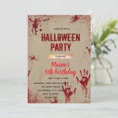 ハロウィン殺人パーティー招待状 招待状 (スタンド正面)