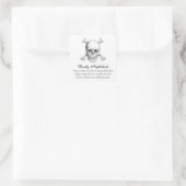 ハロウィン毒 デッドリーナイトシェード スカルアンドボーンズ スクエアシール (バッグ)