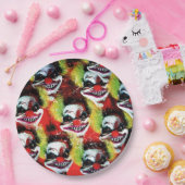 ハロウィン気味の悪い恐怖のピエロ ペーパープレート (パーティー)