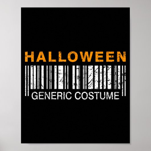 ハロウィン汎用コスチューム 面白い ポスター (正面)
