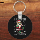 ハロウィン派? サンタ派? ゾンビクリスマスセーター キーホルダー (正面)