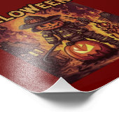 ハロウィン消防士トリックか治療か？ フォトプリント            (角)