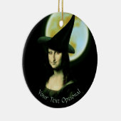 ハロウィン満月の魔女モナリザ セラミックオーナメント (右)