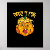 ハロウィン熱狂するパンプキントランプキンの衣装 ポスター (正面)