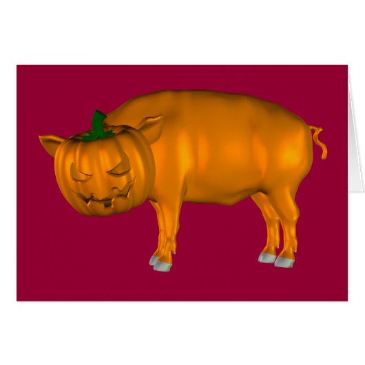 ハロウィン熱狂するピグ (正面横)