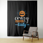 ハロウィン熱狂するレディおかしなハロウィーン タペストリー (インサイチュ)