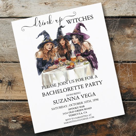 ハロウィン独身最後の夜の魔女パーティ