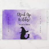 ハロウィン独身最後の夜会 飲んで魔女たち リキュールボトルラベル (シングルラベル)