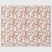 ハロウィン猫とラッピング紙 ラッピングペーパー (フラット)