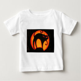 ハロウィン猫のTシャツ ベビーTシャツ