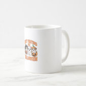 ハロウィン猫を待っている コーヒーマグカップ (正面右)