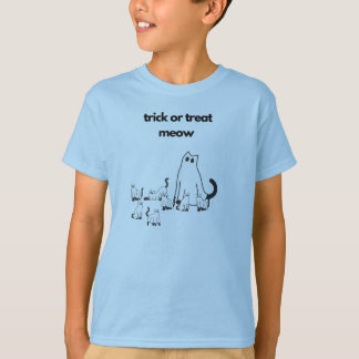 ハロウィン猫ファミリーガールズボーイTシャツ Tシャツ