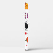 ハロウィン猫ヴィンテージ線パターン Case-Mate iPhoneケース (裏面 / 左)