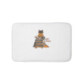 ハロウィン猫好きクラシックTシャツ用の予約 バスマット (正面)