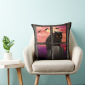 ハロウィン猫 クッション (椅子)