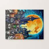 ハロウィン猫 ジグソーパズル (横)