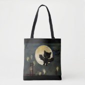 ハロウィン猫 トートバッグ (正面)