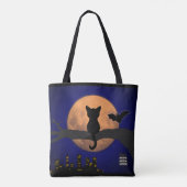 ハロウィン猫 トートバッグ (裏面)
