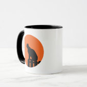 ハロウィン猫 マグカップ (正面左)
