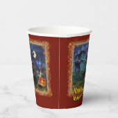 ハロウィン猫🎃😼 紙コップ (右)