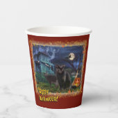 ハロウィン猫🎃😼 紙コップ (正面)