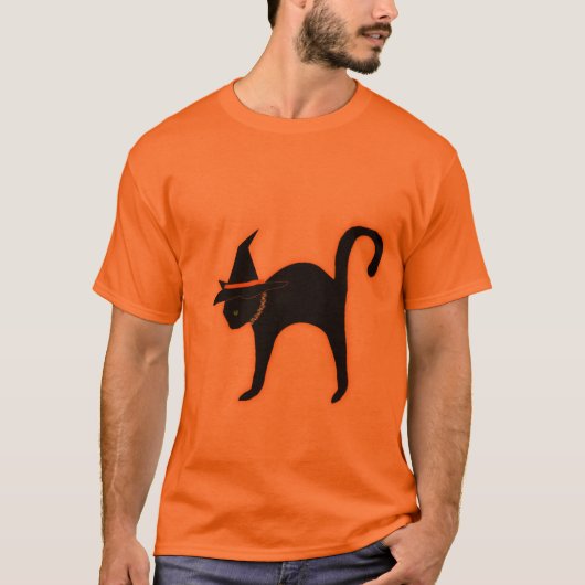 ハロウィン猫 Tシャツ (正面)