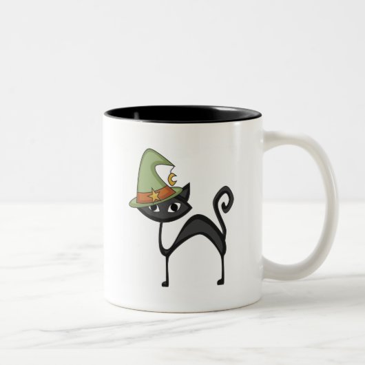 ハロウィン猫Tシャツとプレゼント ツートーンマグカップ (右)