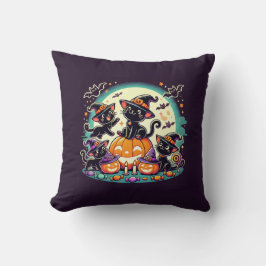 ハロウィン猫Tシャツ クッション