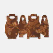 ハロウィン王室のフローラダマスクパターン フェイバーボックス (折り畳みなし)