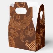 ハロウィン王室のフローラダマスクパターン フェイバーボックス (オープン)