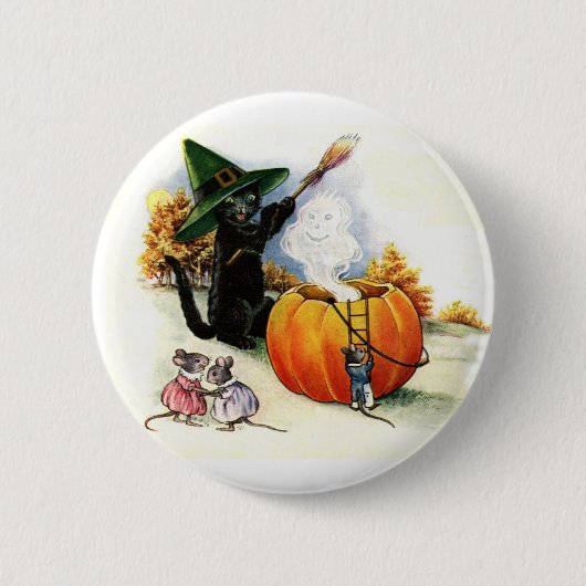 ハロウィン甘いPin 缶バッジ (正面)