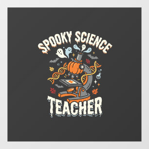 ハロウィン生物学教師スプーキーサイエンス ウィンドウサイン