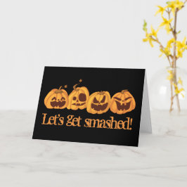 ハロウィン用のかぼちゃのグリーティングカードを壊してみよう カード