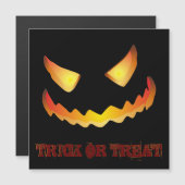 ハロウィン用のカボチャの顔2 (正面/裏面)