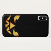 ハロウィン用のカボチャの顔3 Case-Mate iPhoneケース (裏面(横))
