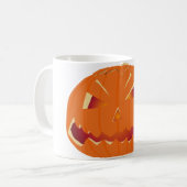 ハロウィン用のカボチャ 5 コーヒーマグカップ (正面左)