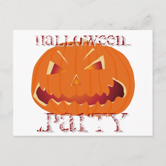 ハロウィン用のカボチャ 5 ポストカード (正面)