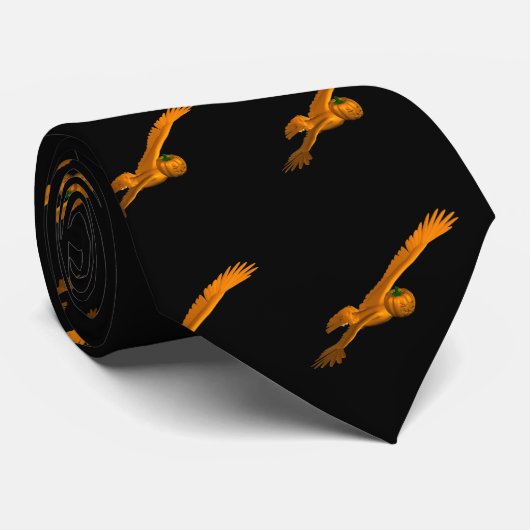 ハロウィン用のトマトで出来た頭の禿鷹 ネクタイ (ロール)