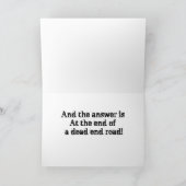 ハロウィン用の怪物コメディアン シーズンカード (内部)