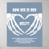 ハロウィン男の子ベビーシャワーお腹の大きさは？ ポスター (正面)