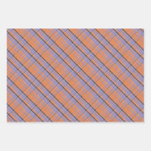 ハロウィン男女兼用パープルとブラックこうもり ラッピングペーパーシート (正面3)