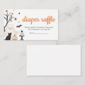 ハロウィン男女兼用リトルブオムツラッフル エンクロージャーカード (正面/裏面)