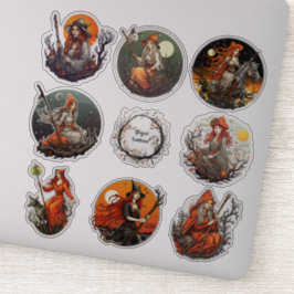 ハロウィン異教のビニールステッカーセット シール