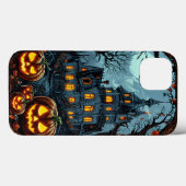 ハロウィン白熱［赤熱］光を放つの夜のカボチャ Case-Mate iPhoneケース (裏面 (横))