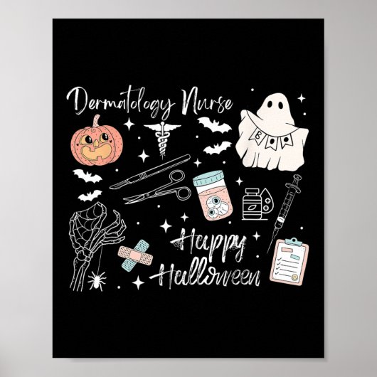 ハロウィン皮膚科看護師美容注射師ボット ポスター (正面)