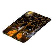 ハロウィン磁石「何か聞こえたか？」 マグネット (左側)